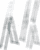 Universal ladder 3 x 6 rung (2,95 - 4,55 m)